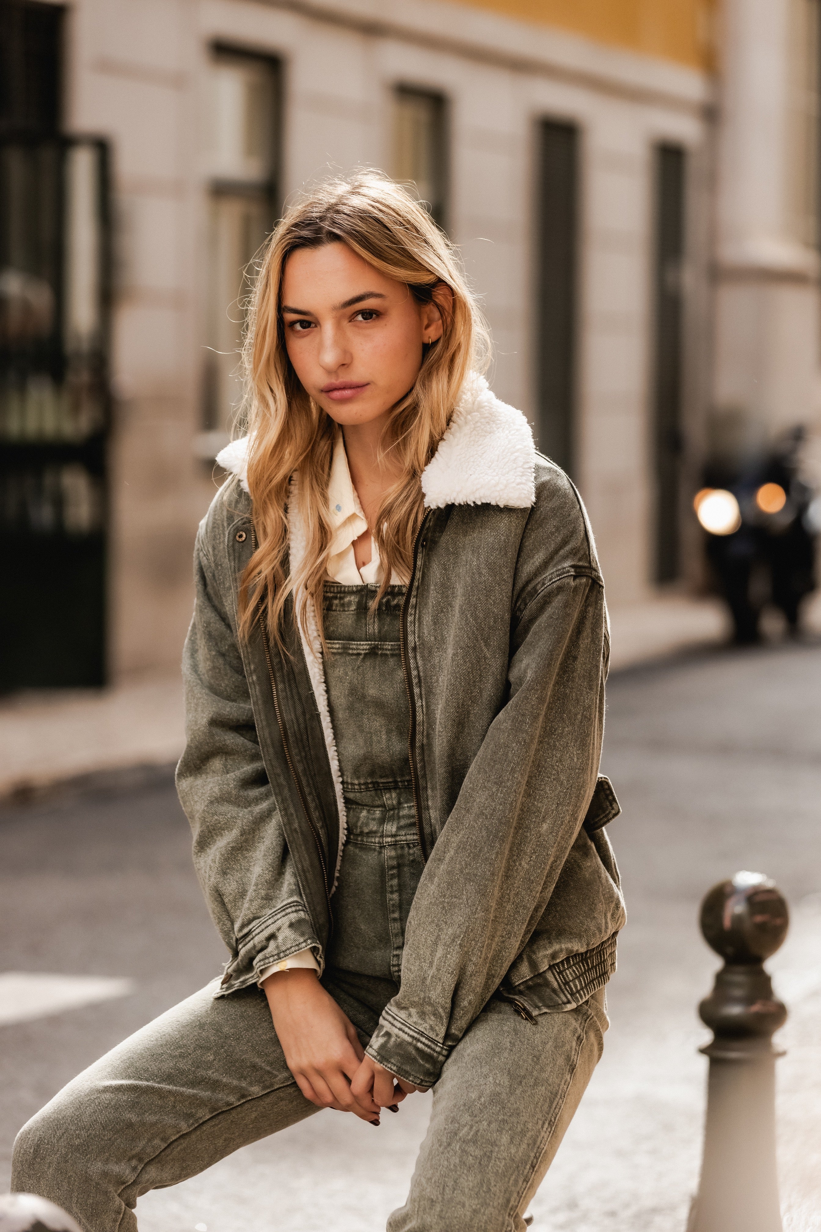 KAKI DENIM JACKET