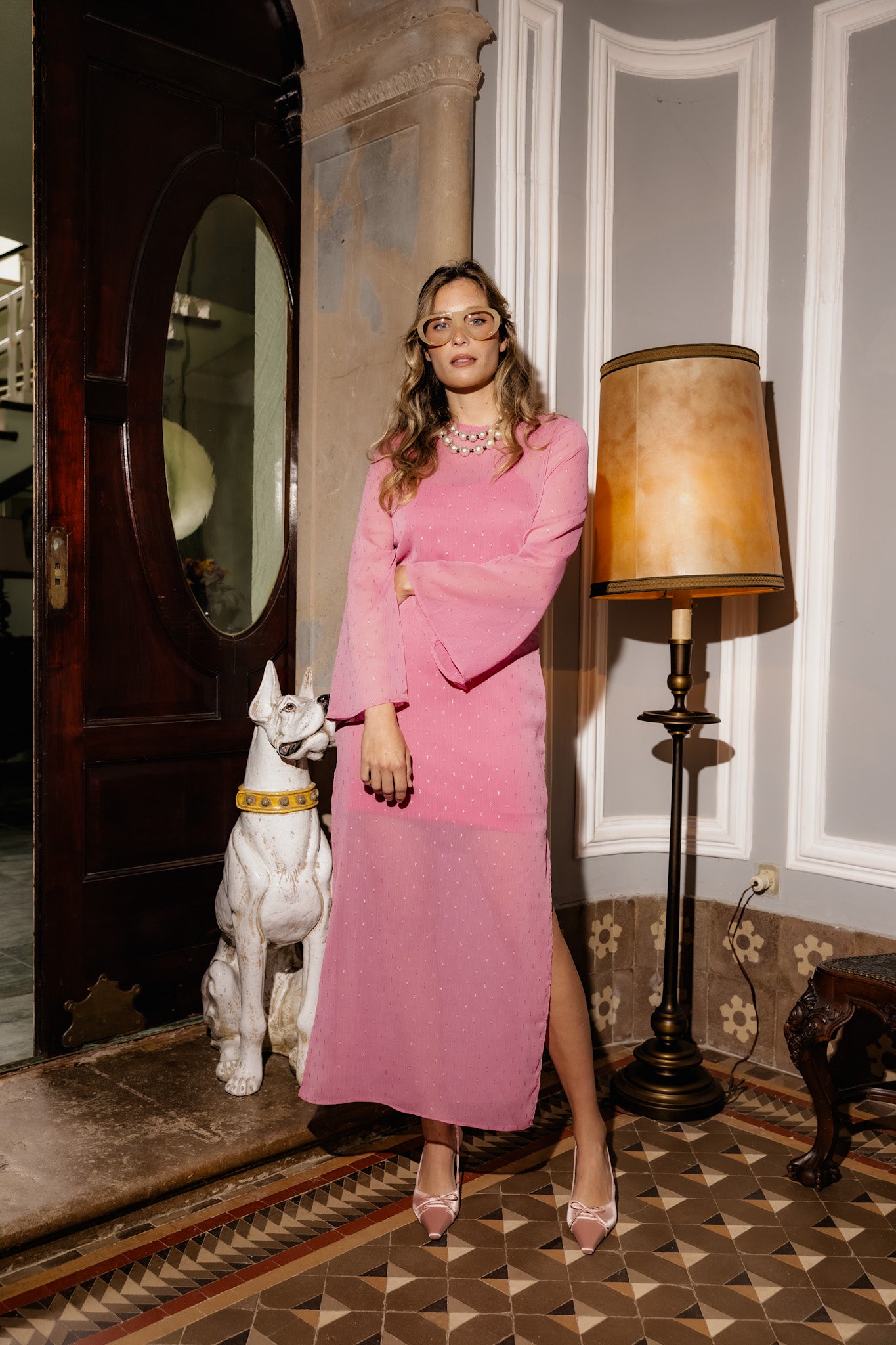 Vestido Farfalla - 2 em 1 - Rosa