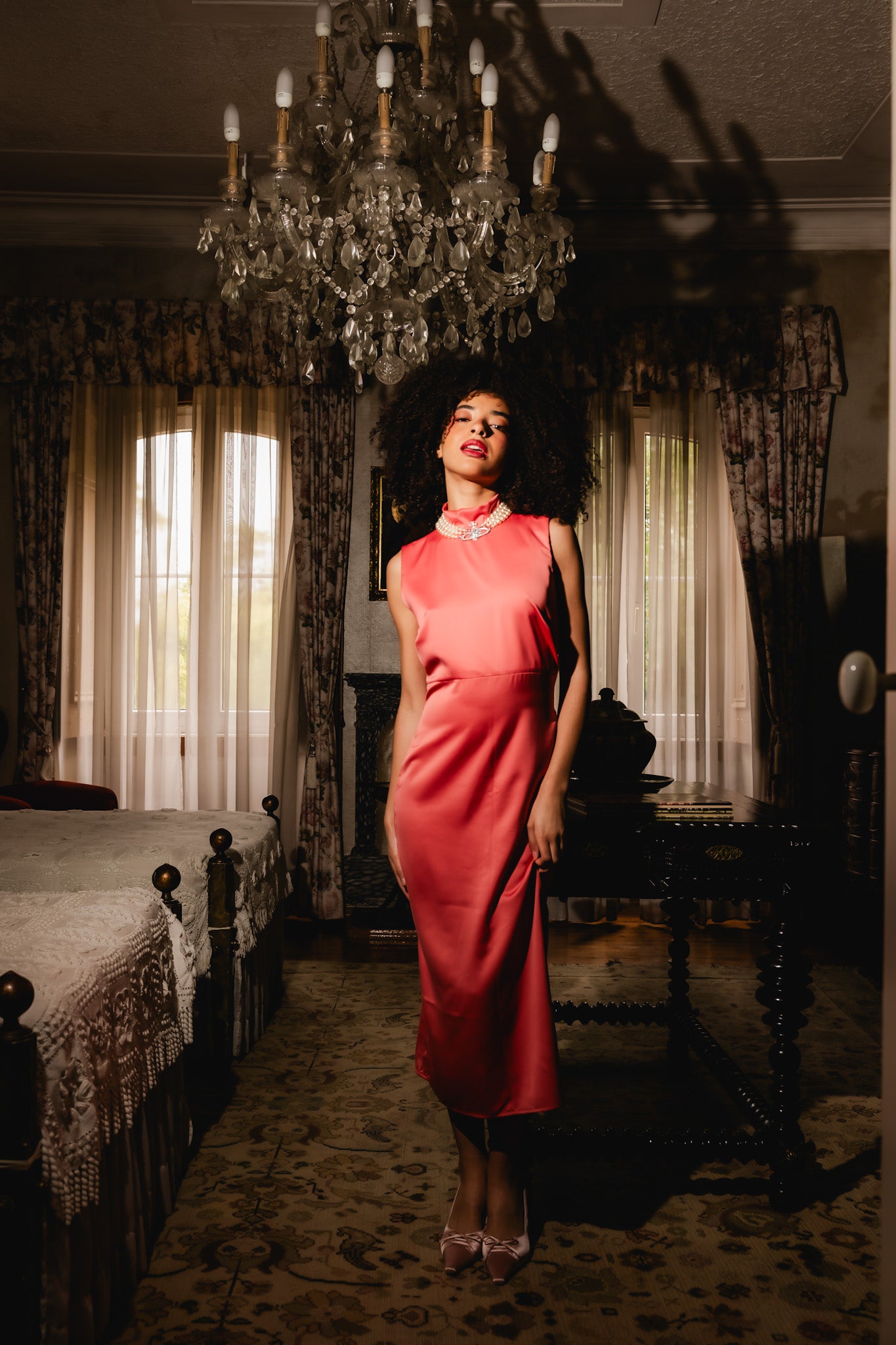 Vestido Carlotta- Pêssego
