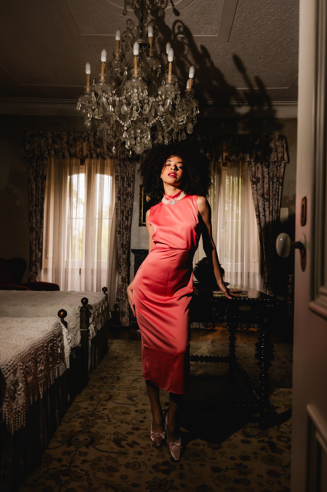 Vestido Carlotta- Pêssego