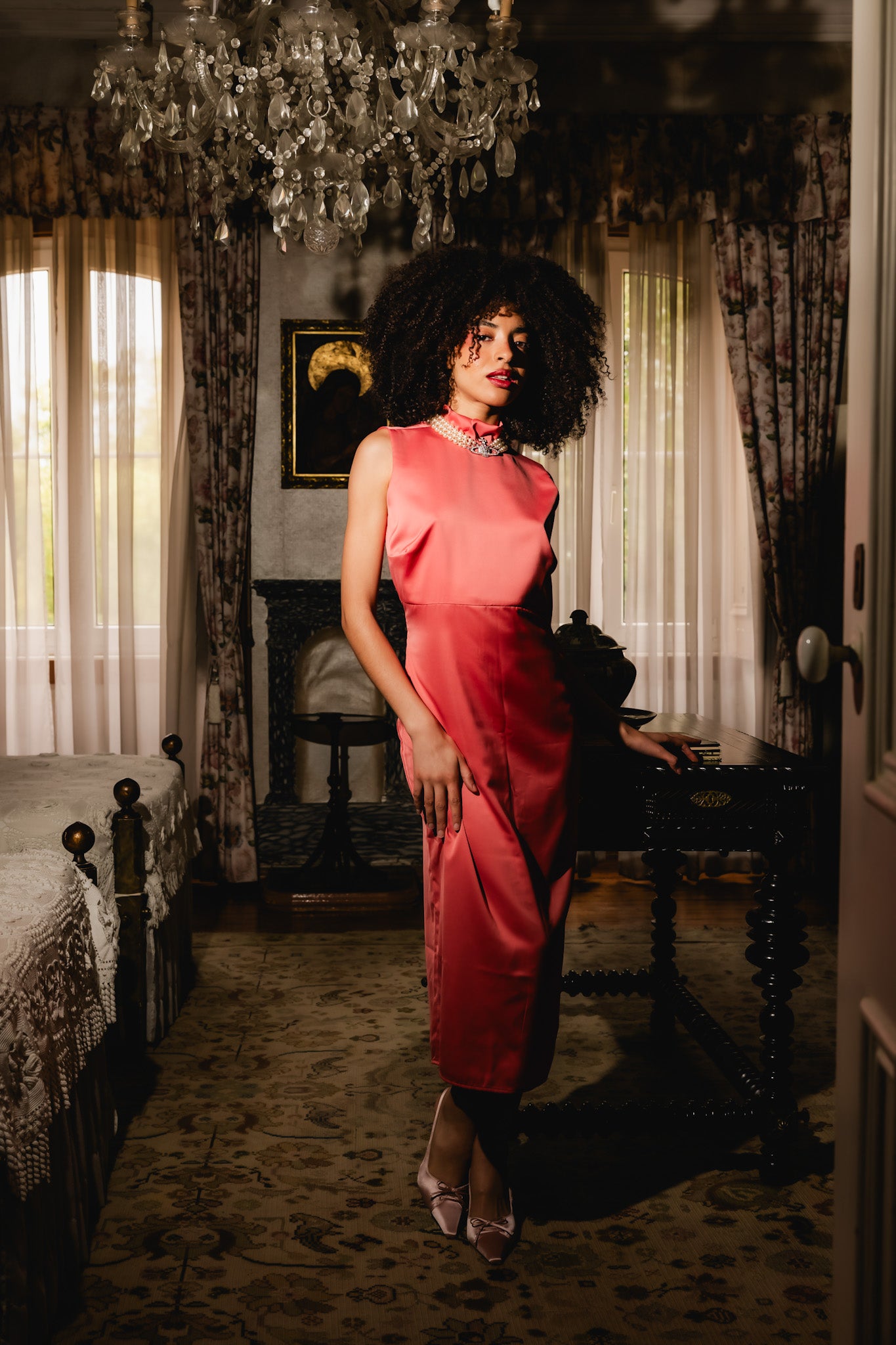 Vestido Carlotta- Pêssego