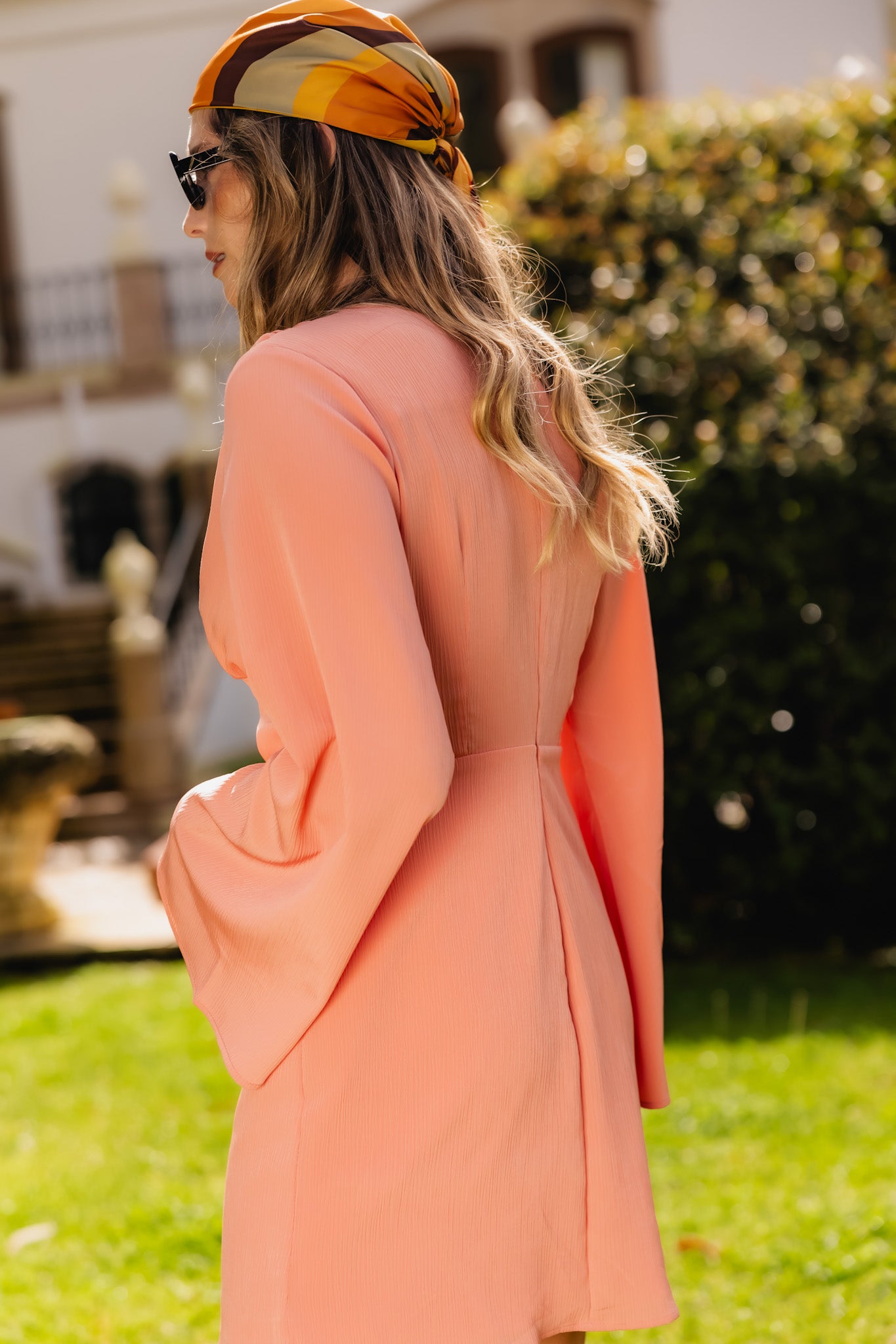 Vestido Bacio - Salmão