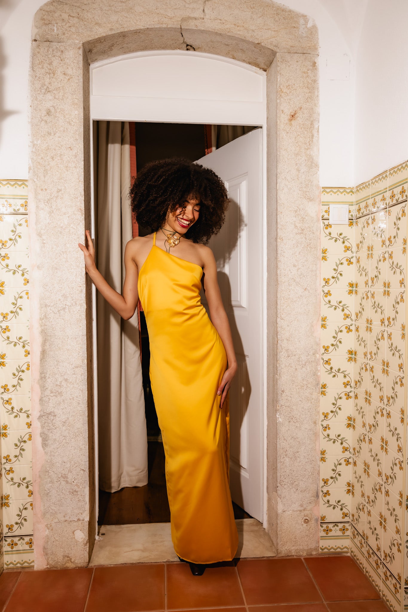 Vestido Mozzafiato - Amarelo