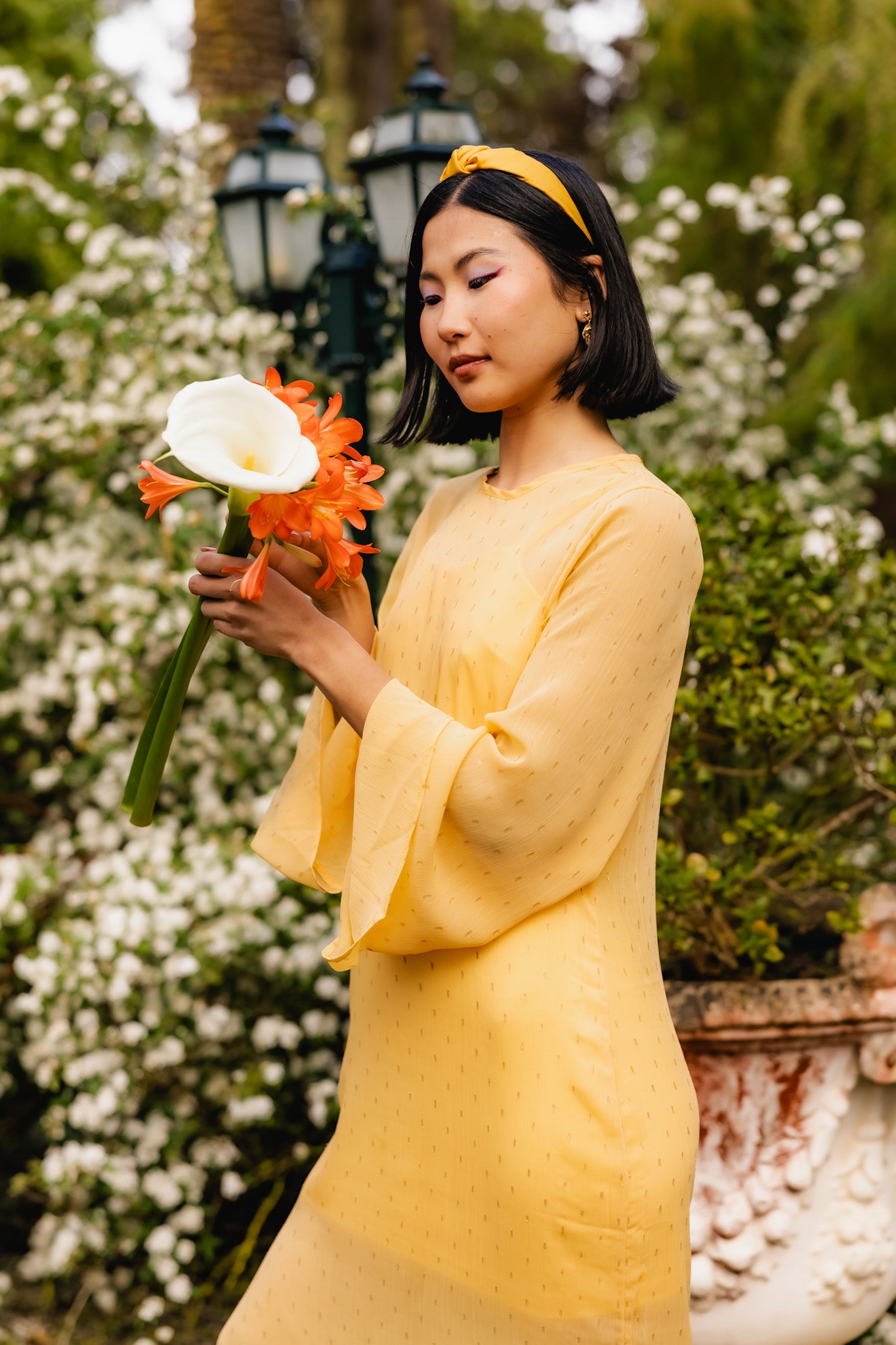 Vestido Farfalla - 2 em 1 - Amarelo