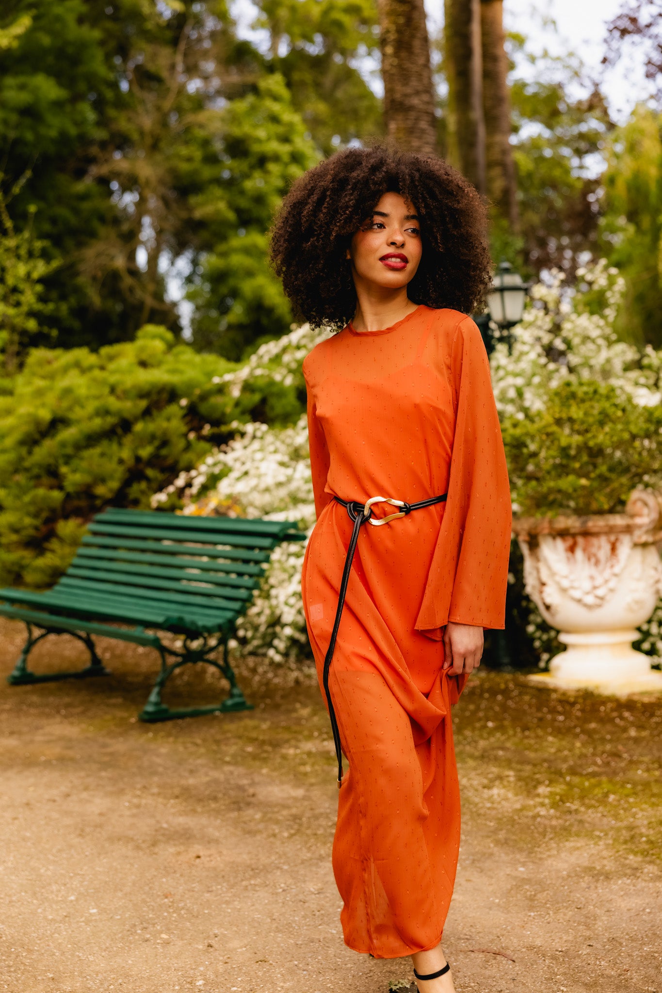 Vestido Farfalla - 2 em 1- Terracotta