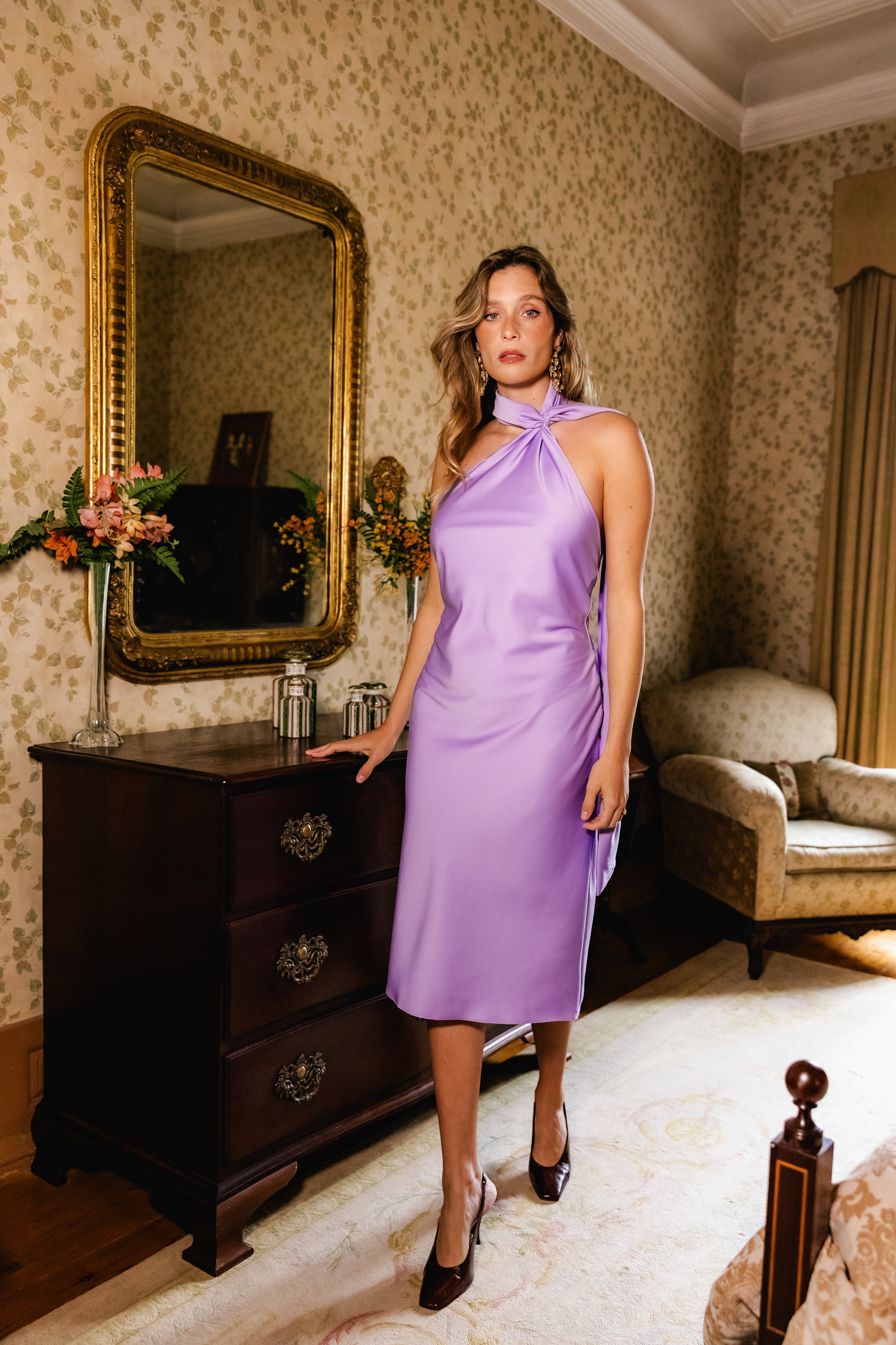 Vestido Eleganza- Lilás