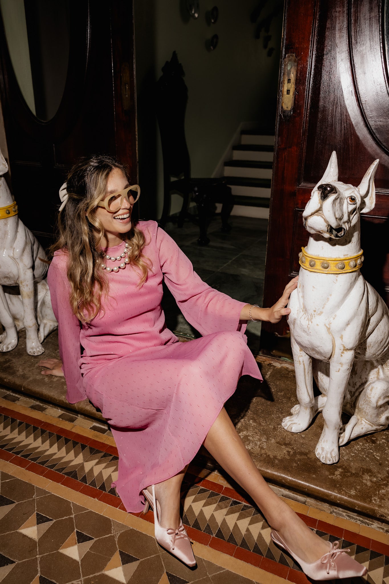 Vestido Farfalla - 2 em 1 - Rosa