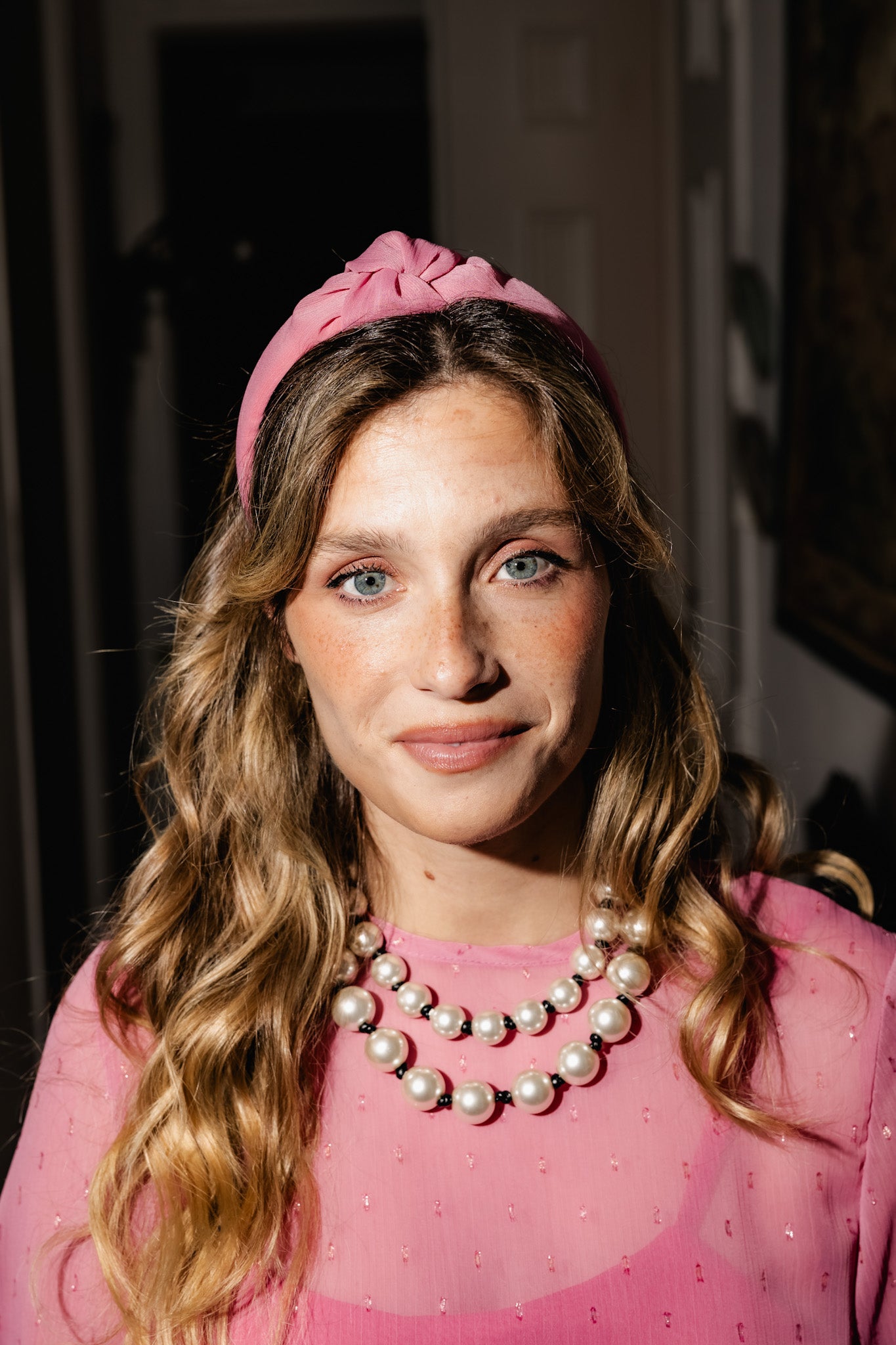 Headband Farfalla- Rosa