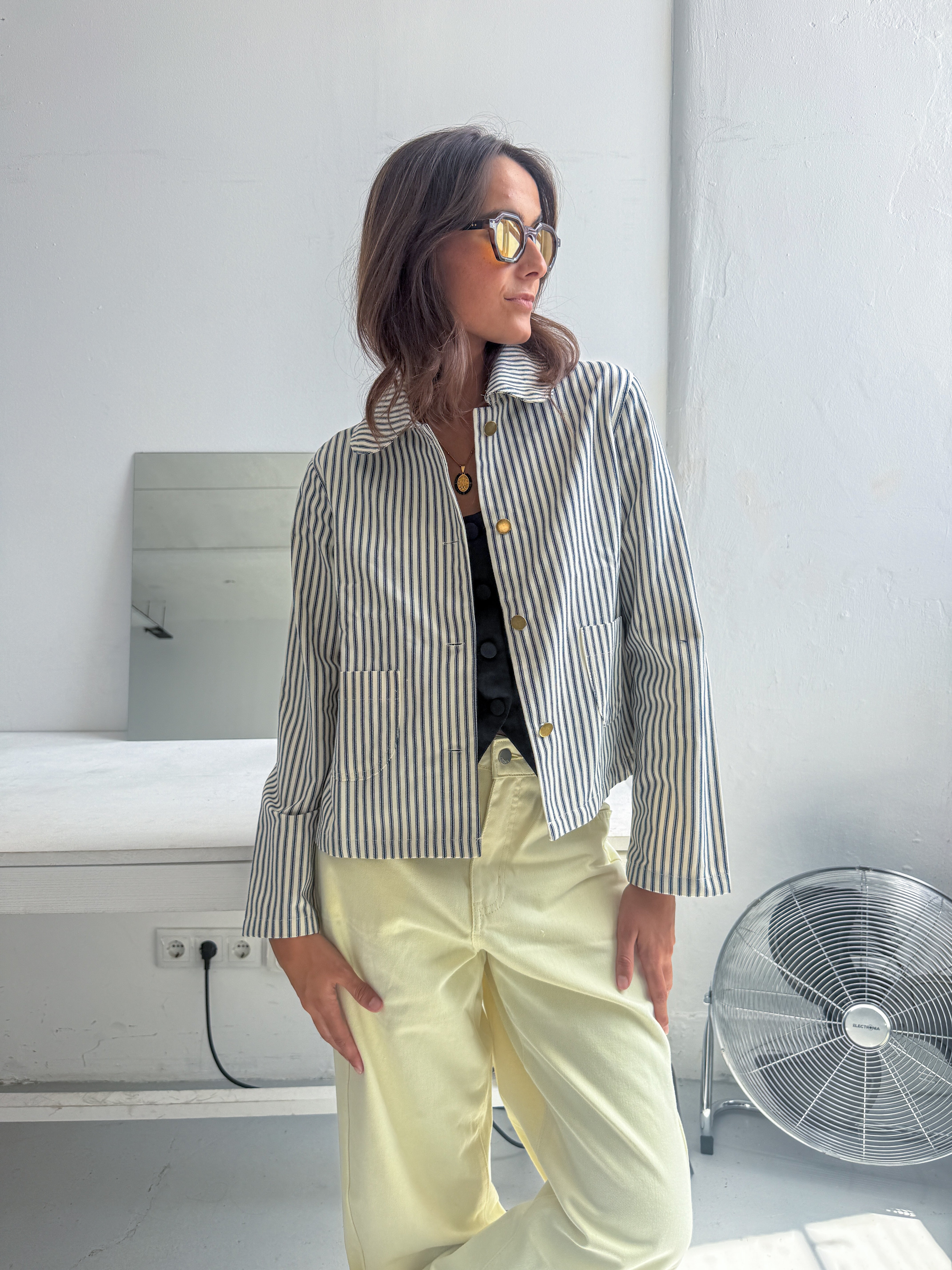 STRIPES MARINE JACKET