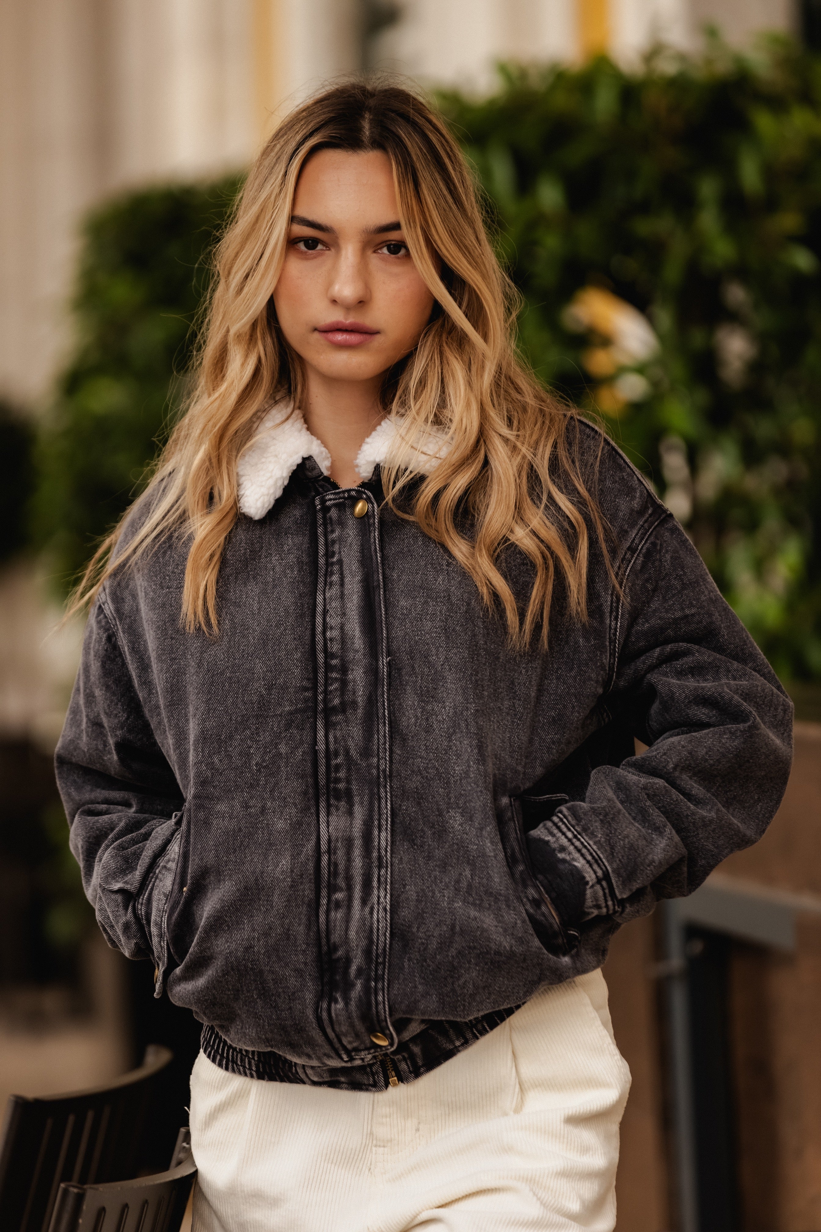 BLACK DENIM JACKET