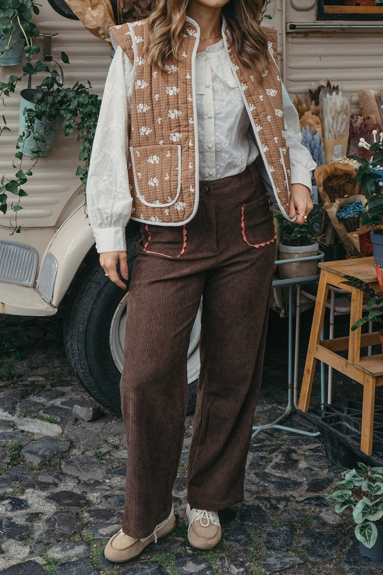 BROWN CORDUROY PANTS