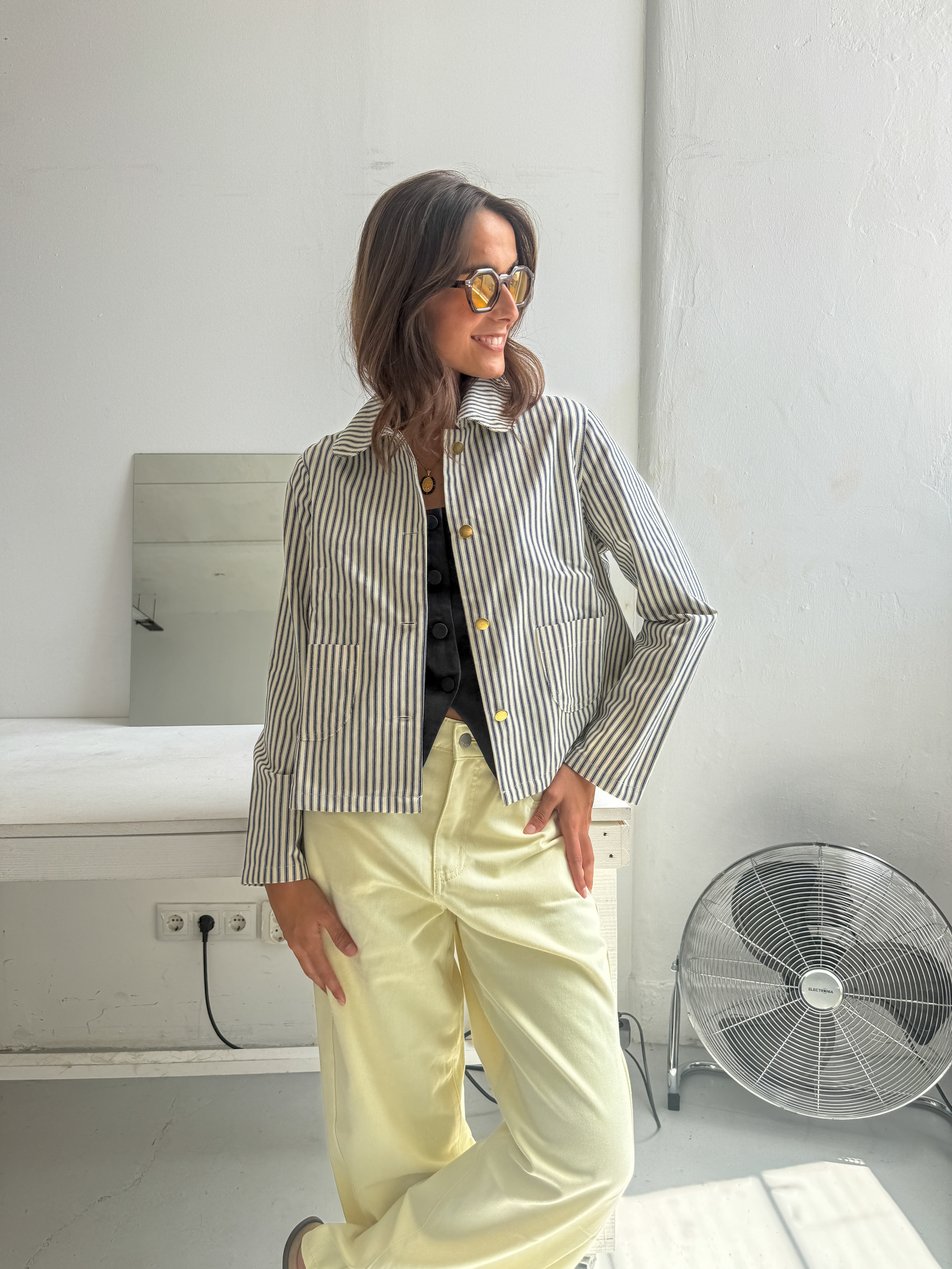 STRIPES MARINE JACKET