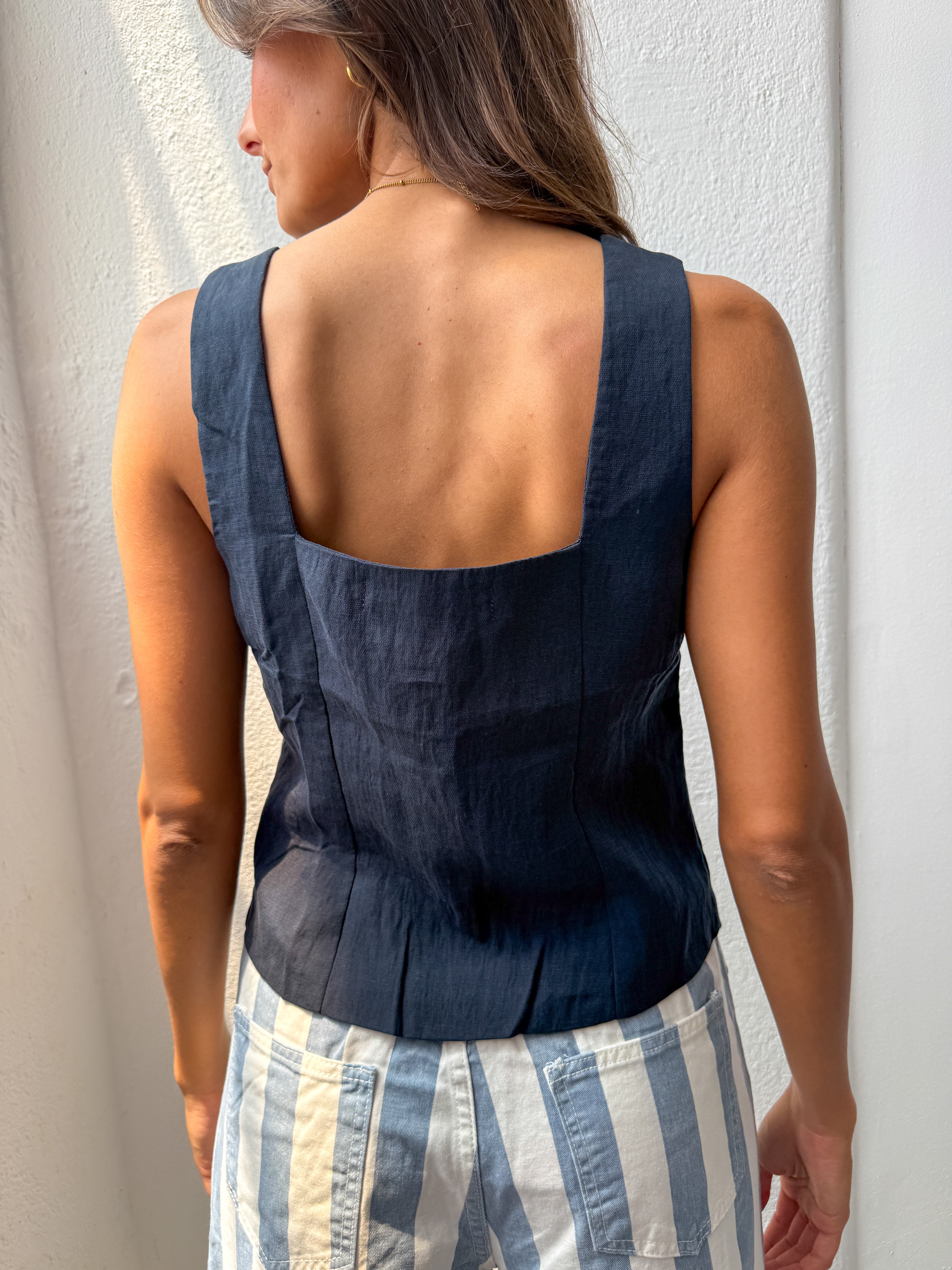 NAVY TOP