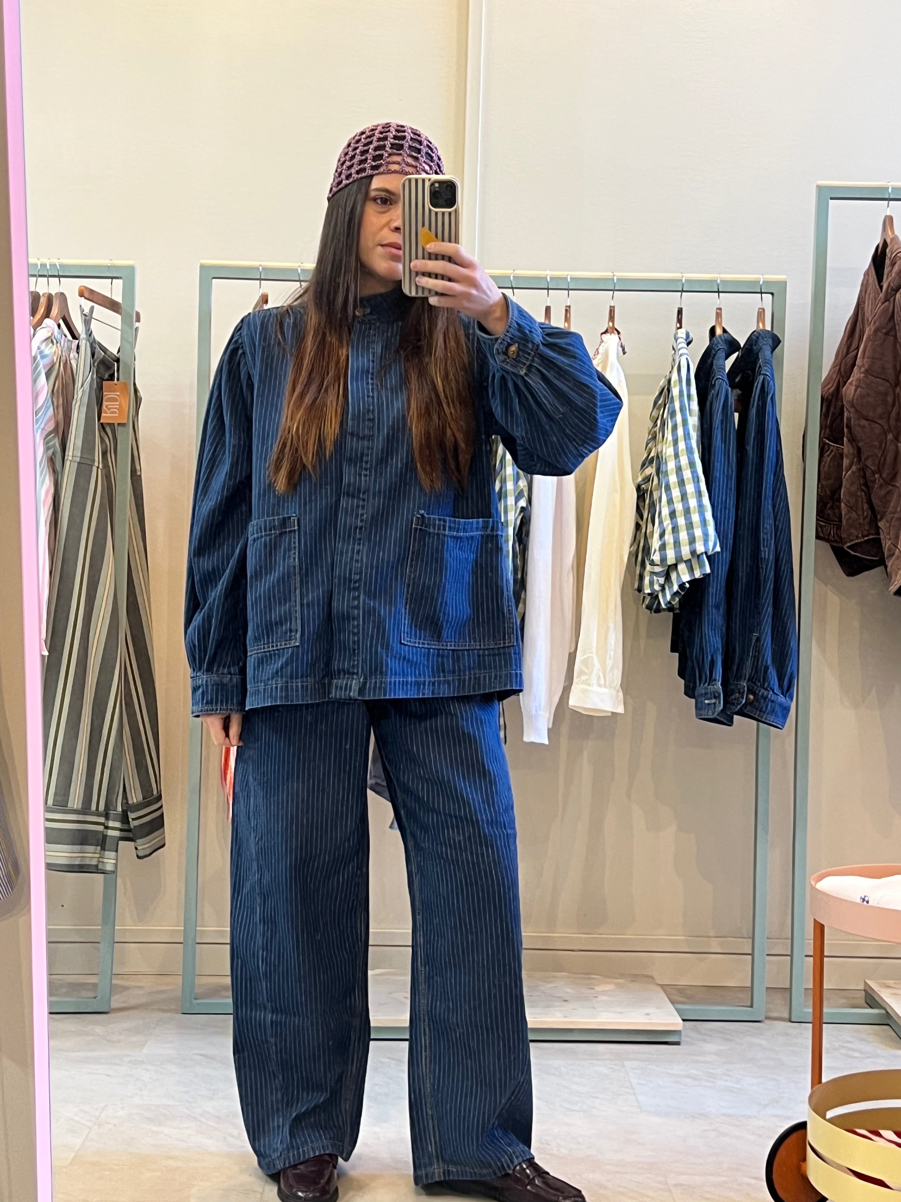 DENIM STRIPES JACKET