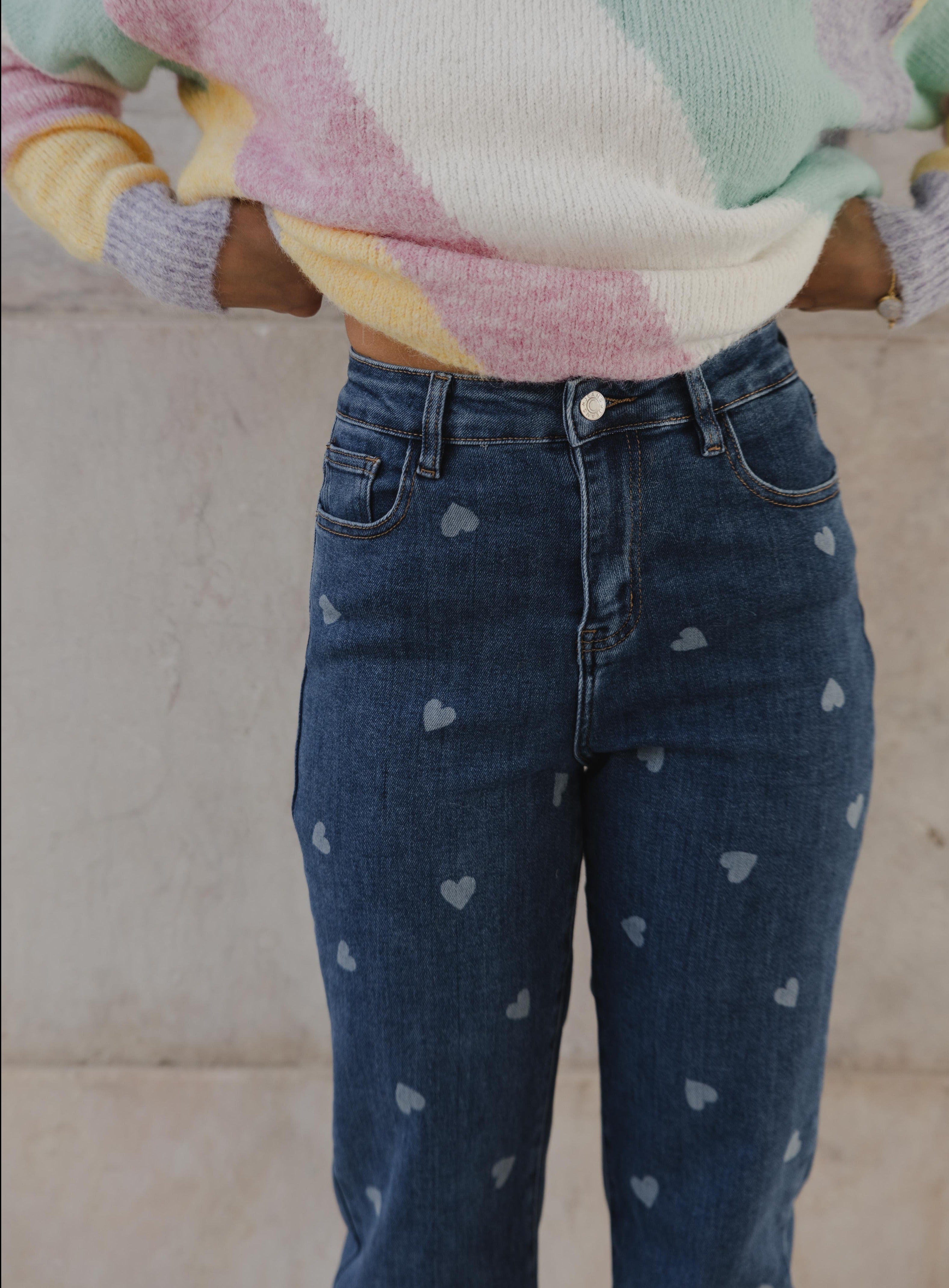 HEARTS DENIM JEANS